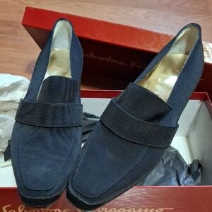 Salvatore Ferragamo Men's Dark Blue Loafers